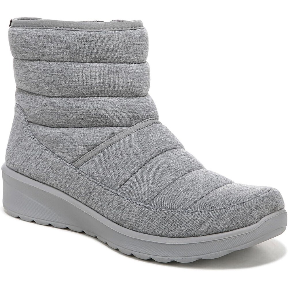 Bzees Glacier I1741F1-020 Women's 6 Gray Round Toe Ankle Boots Pull On JOBB1330